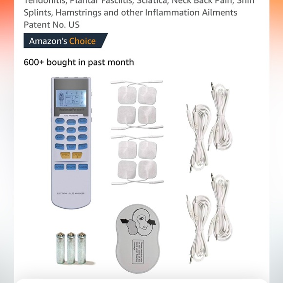 EUC- ems muscle stimulator, extra pads, and gel - Picture 2 of 8